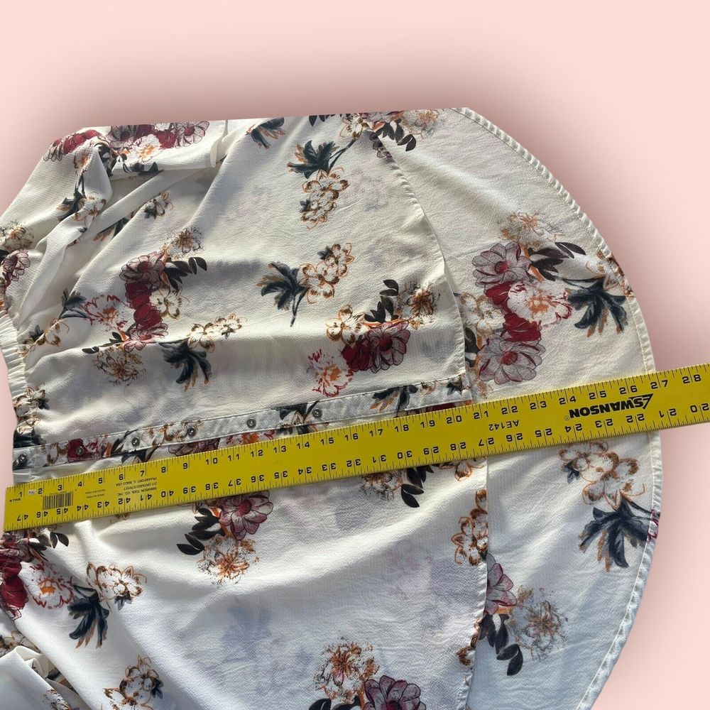 Umgee Womens Oversized Large Floral Bell Sleeve Off Shoulder Boho Cottage - Picture 4 of 15